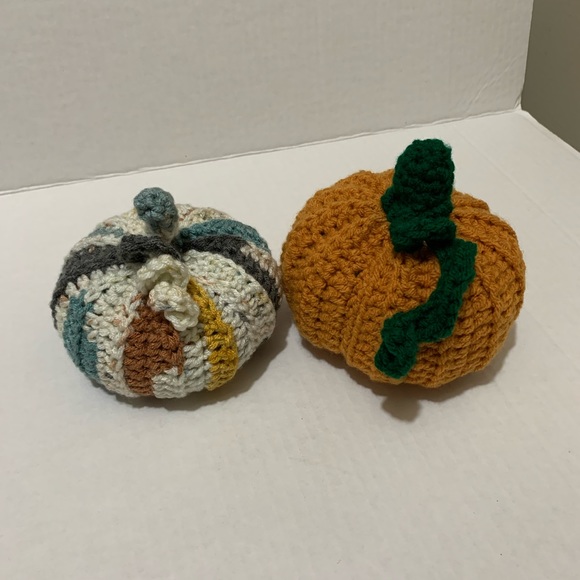 Fall Decor Home Decor Handmade Crocheted Pumpkins - Picture 10 of 16